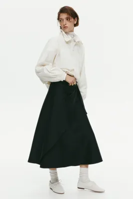 H&M Bağlama Detaylı Çan Etek