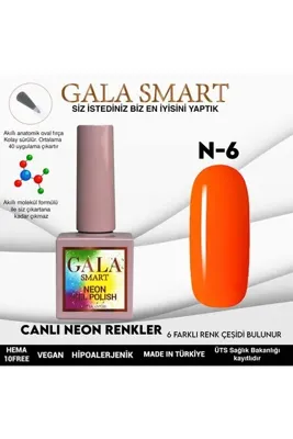 gala smart neon gel polish kalıcı oje 10 ml. tnlgalasmartlara