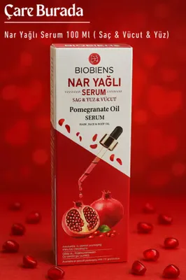 Çare Burada Biobiens - Nar Yağlı Serum 100 Ml (Saç & Yüz & Vücut)
