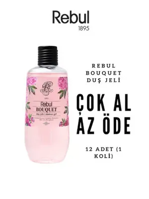 Rebul Sweet Lemon Duş Jeli 500ml x12 | Çok Al Az Öde | Canlandırıcı Limon Kokusu | Ekonomik Paket