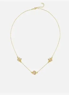 Linya Jewellery Amour Üçlü İncili Kafes Zincir Kolye