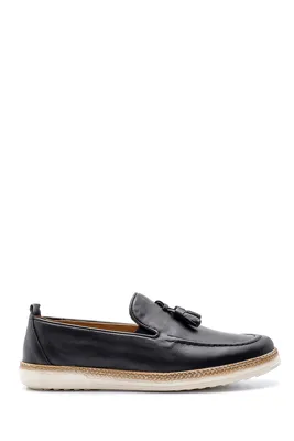 Derimod Erkek Kahverengi Deri Casual Loafer