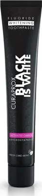 Curaprox Black Is White Carbon Beyazlatıcı Diş Macunu 90 ML