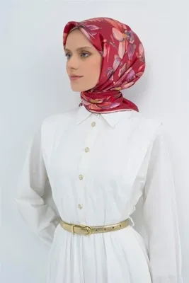 Armine Saf İpek Sura Eşarp 9524D 34
