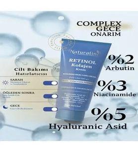 Naturaline Onarıcı Krem - Retinol Shea Butter Hyaluronic Acıd %5 Collagen % 2 Arbutin % 2 100ml