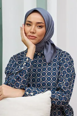 Silk Home Düz Renk Twill Eşarp