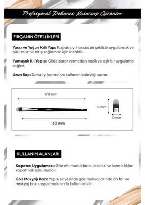 Str Store Düz Kapatıcı Fırçası Detailed Concealer Brush 115