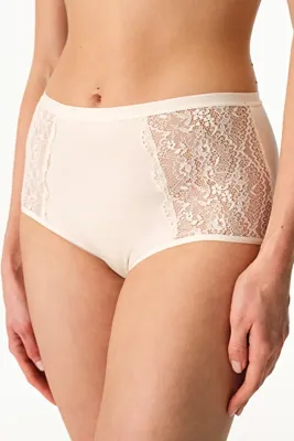 Penti Krema Pembesi Essentials Yüksek Bel Slip Külot