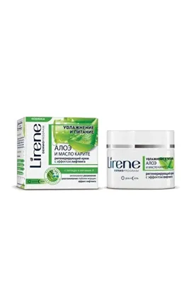 LIRENE Aloe Ve Karite Yağı Özlü Yenileyici Ve Sıkılaştırıcı Krem 50 ml 5900717709515
