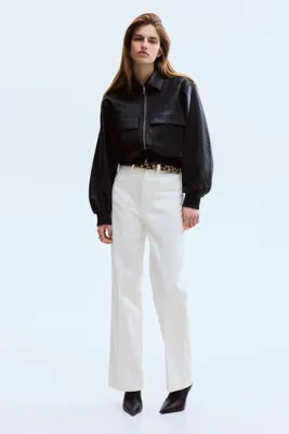H&M Straight Leg High Waist Jeans