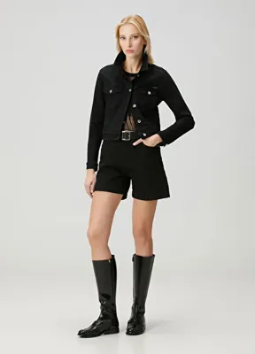 Dolce & Gabbana Siyah Denim Şort