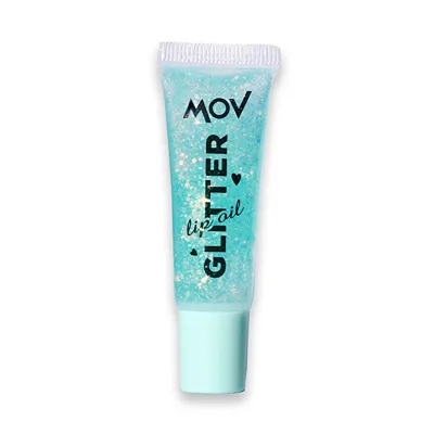 MOV Glitter Lip Oil Dudak Yağı No:04 Turkuaz