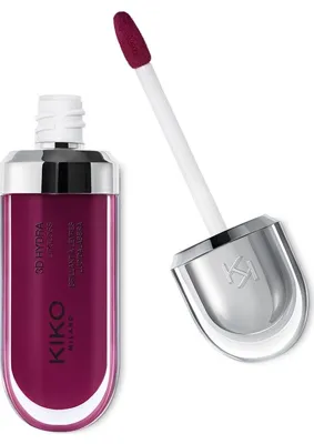 Kiko Milano 3D Hydra Lip Gloss Dudak Parlatıcısı 30 Deep Purple Besleyici ve Nemlendirici Etkili
