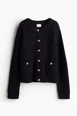 H&M Lastik Örgülü Hırka