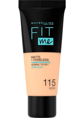 NEW York Fit Me Matte+Poreless Fondöten - 105 Natural Ivory (30 Ml)