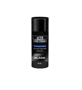 xi10 Saç Fiberi 50 Gr. Koyu Kahve (Dark Brown) Saç Tozu Hair Fiber Topik