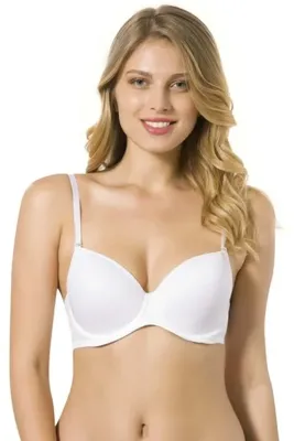 Le Jardin 9700 Kadın Dolgusuz Desteksiz Soft Mikro Beyaz Sütyen Mrt9700b